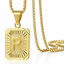 thumbnail 38  - Yellow Gold Plated Stainless Steel Initial Necklace Box Chain Letter A-Z Pendant