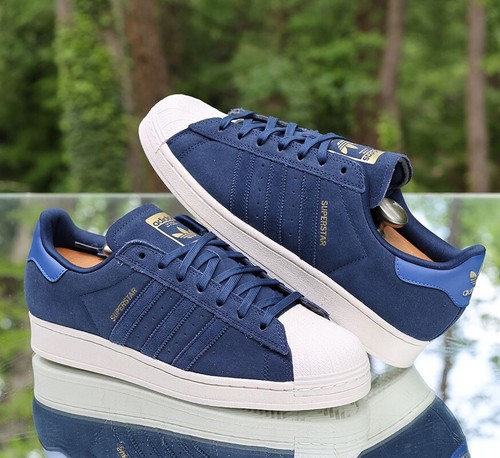 Adidas Superstar Adv Royal Blue Gold Men's Size 10.5 Custom ID3365 - Picture 7 of 13