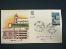 FRANCE PREMIER JOUR FDC YVERT 1154 SAINT DIE VOSGES 18F SAINT DIE 1958