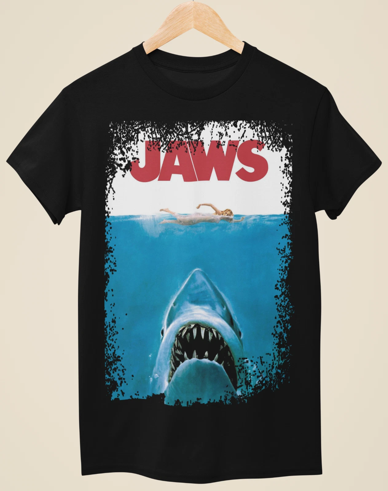 Jaws - Movie Poster Inspired Unisex Black T-Shirt
Opens in a new window or tab