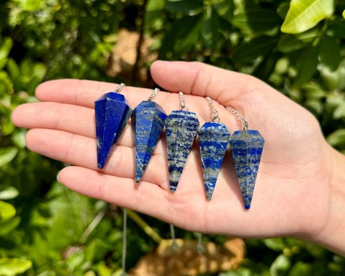 Crystal Gemstone Pendulums - Natural Faceted Pendulum (Dowsing, Divination) - 第 18/37 張圖片