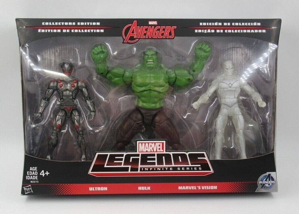 Marvel Legends Infinite Series 3 Pack Avengers Hulk Ultron White