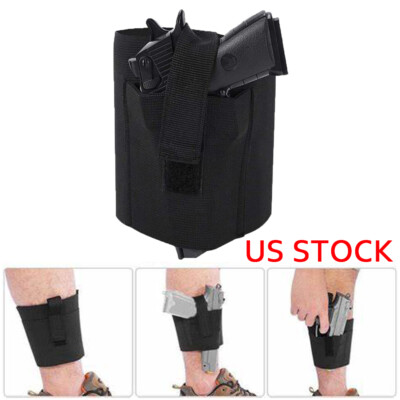 Concealed Carry Ankle Holster Leg Gun Pouch Ambidextrous for Right or Left Hand