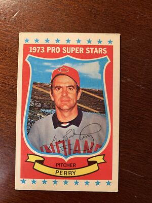 1973 Kellogg's Pro Super Stars Gaylord Perry Cleveland Indians card #38
