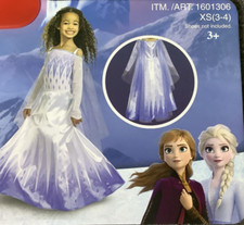 Disney Frozen Queen Elsa Deluxe Dress Up Costume by Disguise Size S 5-6 M29A