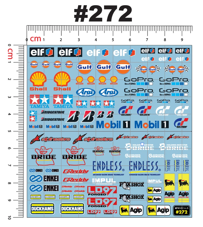 Mix LOGO Water Slide Decal White Toner  1/24 - 1/28 - 1/32 RC Model Dicast  #272 - Image 2 of 4