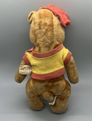 pooh Vintage 1960's Tin Winnie The Pooh Wind Up Jack In The Box