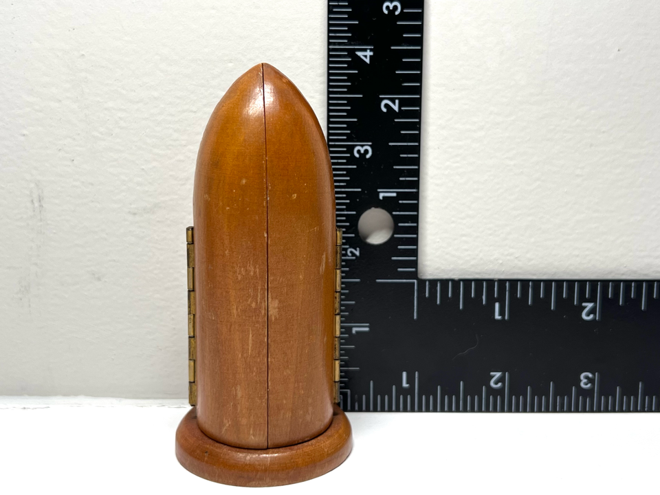 Vintage Italy Miniature Wood Carved Virgin Mary Travel Statue Figure eBay