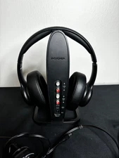 Insignia NS-HAWHP2 Digital Wireless Over the Ear RF Headphones For TV - Black