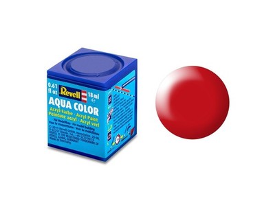 Revell - Aqua Color, Luminous Red, Silk, 18ml, 332