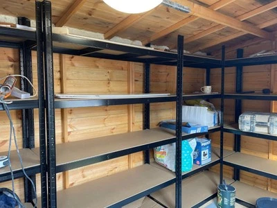 NEW - 5 Tier Garage Shelving, Heavy Duty Racking Shelf Shed 180x120x60