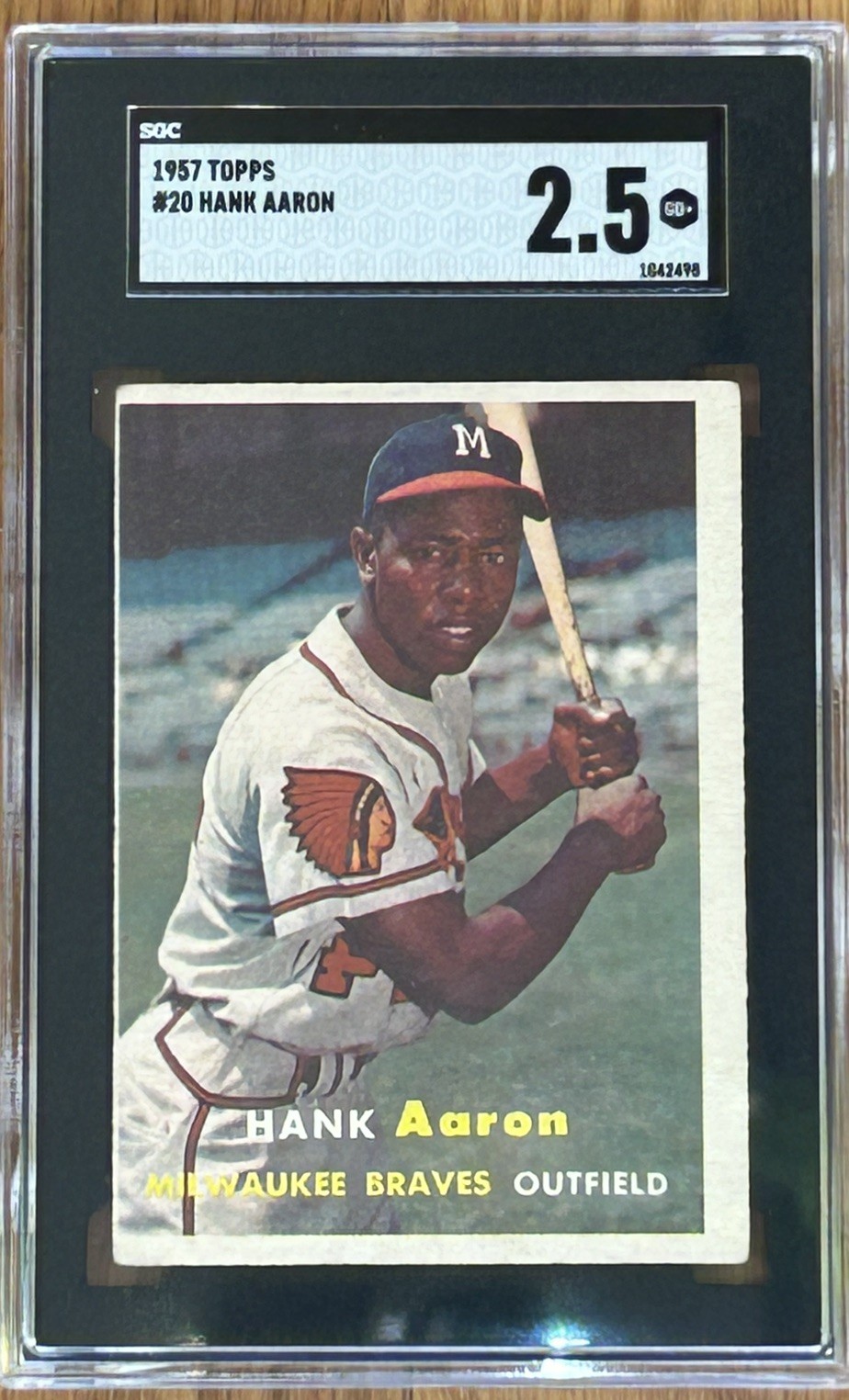 1957 Topps - Hank Aaron #20 SGC 2.5