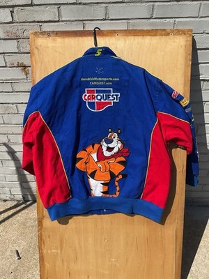 Vintage Kellogg Nascar Racing Jacket CarQuest Tony The Tiger 3xl