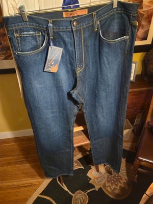 AGAVE Copper Supima Cotton Jeans, Hand Made in California, 40 / 35, New W/ Tags