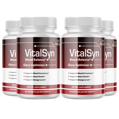 VitalSyn-Blood Support- 4 Bottles- 240 Capsules