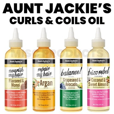 Aunt Jackie's natürliches Wachstumsöl Mischungen Vollsortiment kostenlose Lieferung