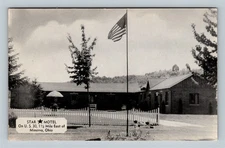 RPPC Minerva OH, Star Motel, Real Photo Ohio Vintage Postcard