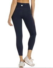 Vuori Stride Legging Womens Size S Navy Ink Blue VW429 Pockets Yoga Athleisure