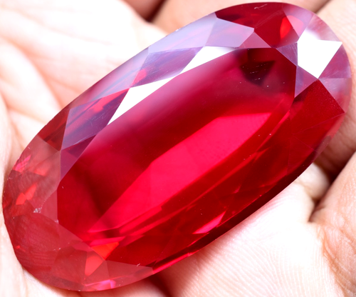 Natural 150.05 Ct Mogok Pink Huge Ruby Sparkling GGL Certified Loose Gemstone - Picture 10 of 14