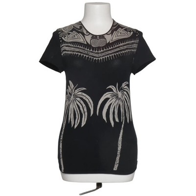 Roberto Cavalli, T-shirt, Größe: 44, Schwarz/Weiß, Baumwolle/Elasthan #jFA