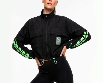 Veste de survêtement Puma Cropped Activewear Evide pour femme taille L - Photo 1/4