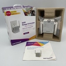 Netgear AC750 WiFi Range Extender Essentials Edition Model EX3700-100NAS