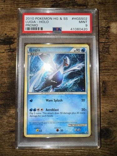 Pokemon HGSS Lugia Holo Black Star Promo HGSS02 PSA 9 Mint 2010