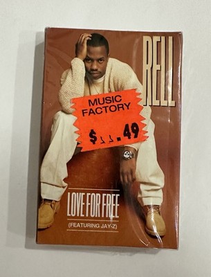 Rell - Love For Free - Cassette 1998 Roc A Fella Jay-Z Hip-Hop R&B - NEW Sealed