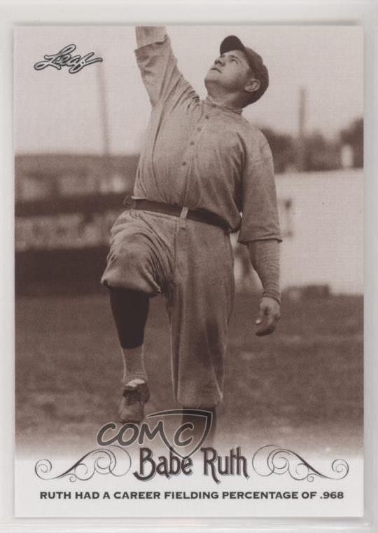 2016 Leaf Babe Ruth Collection Babe Ruth #48 HOF y2b