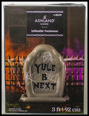 Ashland Halloween Inflatable TOMBSTONE YULE B NEXT 3' | 195158182644 | NIB
