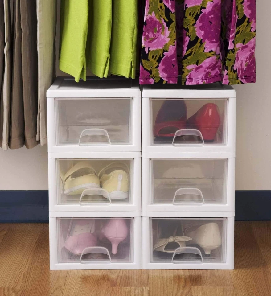 Sterilite 20518006 6 Quart/5.7 Liter Stacking Drawer, White 6 Quart, - Image 2 of 4