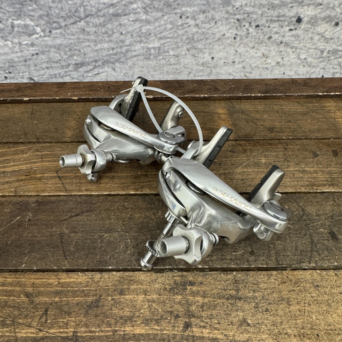 Vintage Shimano Dura-Ace BR-7700 Caliper Brakes Set Silver Road