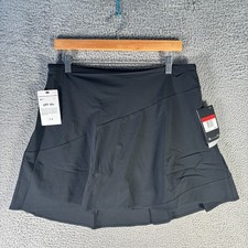 Nike Women  s UPF 40 Black Tennis Skort Size L Skirt Dri Fit BV0247-010 NWT