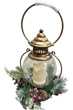 Home Reflections Indoor/Outdoor 16" Hanging Lantern Aged Bronze