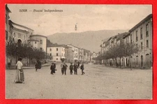 SORA - PIAZZA INDIPENDENZA- animata-FROSINONE