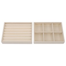 2 Pcs Tray for Storage Compartment Trays Organizers Case