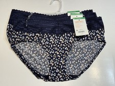 NWT 3 Warners No Pinching No Problems Hipster Microfiber Panties 5609J L 7