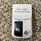 Nyko Sony PlayStation 1 PS1 Gray Grey Memory Card x8