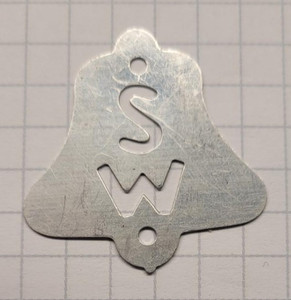 Vintage Southwestern Bell Telephone Metal Pole Badge