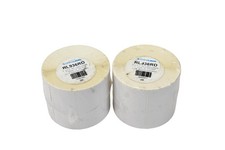 OnlineLabels RL936RD 3 X 1.5 RC 950 Labels Roll 1in Core White Adhesive 2 Pack