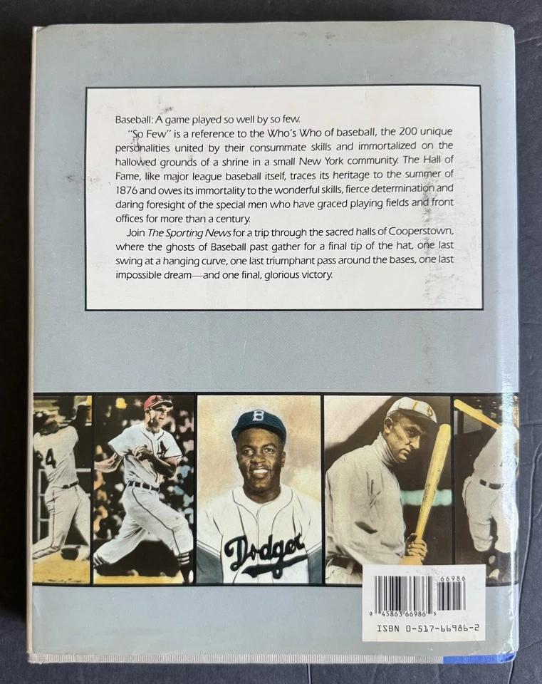 Baseball HOF Cooperstown Auto Signed Book Beckett W/Letter 5 Autos Yogi Duke - Image 2 of 4