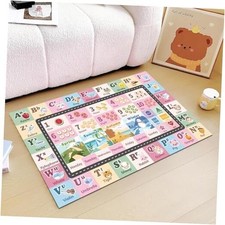 Kids ABC Rug for Playroom, Classroom Alphabet Area Carpet Playmat,Washable