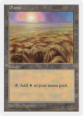 Plains (432) #432 (MP) Fifth Edition 5ED Magic MTG