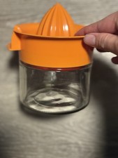 10 Unzen Zitruspresse Einfach Schraubverschluss Glas und Kunststoff Spülmaschinenfest Orange