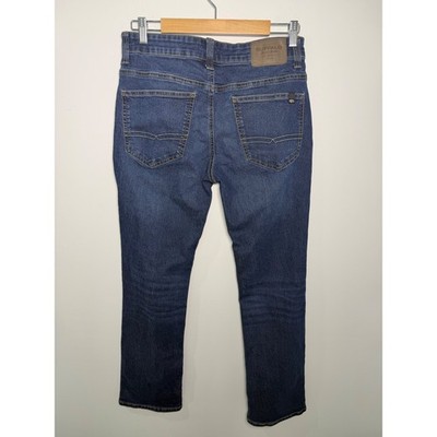 Buffalo David Bitton Slim Boot King Jeans Mens 30x30 Blue Denim BPMD22036