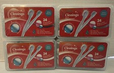 Lot of 96 Mini Disposable Toothbrushes w/ Cleaning Beads Mint Toothpaste Pick