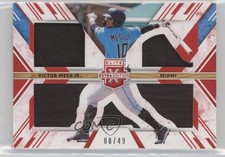 2019 Panini Elite Extra Edition Triple Silhouettes Red 8/49 Victor Mesa Jr 1u6