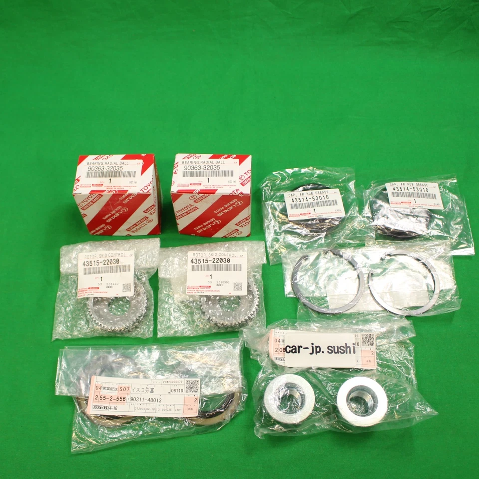 Juego de revisión de cojinete de cubo de eje delantero IS300 genuino Toyota ALTEZZA Lexus 2001-2005 Foto 4 de 4