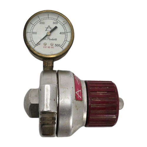 Air Products Welding Gas Regulator 0–500 PSI Gauge Aluminum 