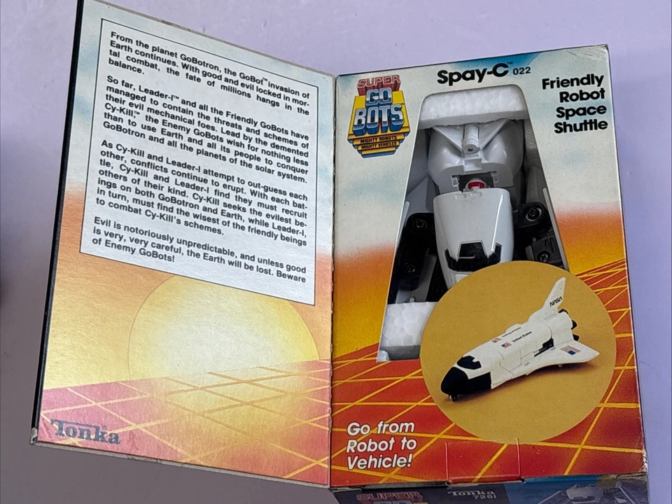 VINTAGE 1984 TONKA Super GOBOTS Spay-C Rare ~ READ DESCRIPTION - Image 2 of 4